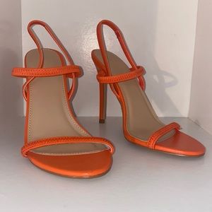 Orange heels